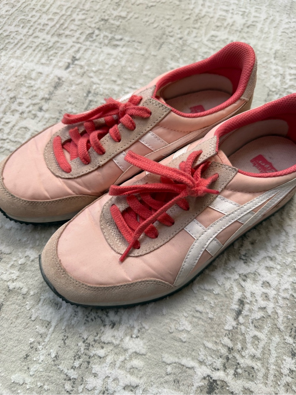 Onitsuka Tiger by Asics Peach and Coral Women's Sneakers